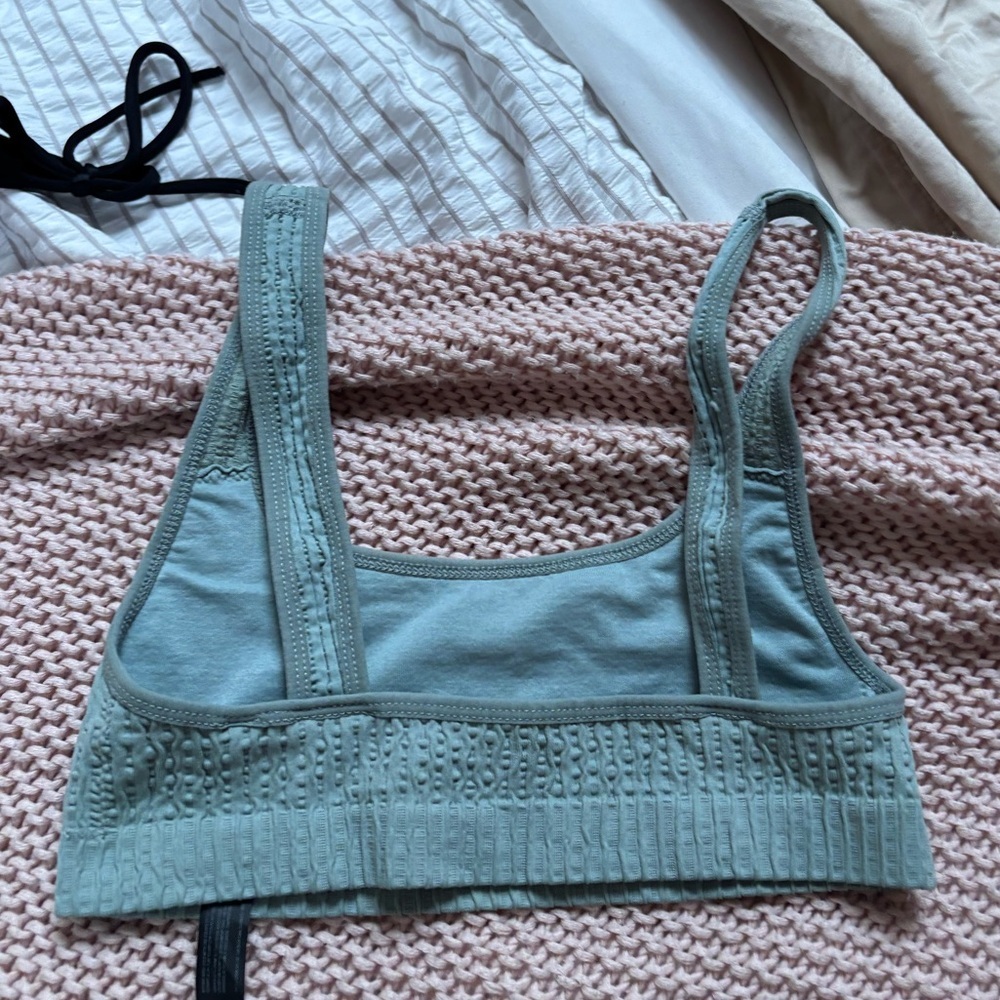 Green Ribbed Bikini Set - Picture 4 of 4